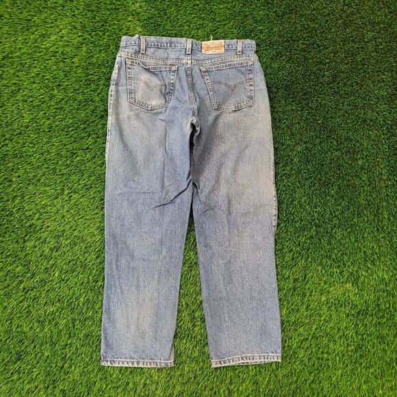 Vintage LEVIS 540 Relaxed Jeans 34x29 (36x29) Blue - Picture 2 of 16